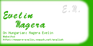 evelin magera business card